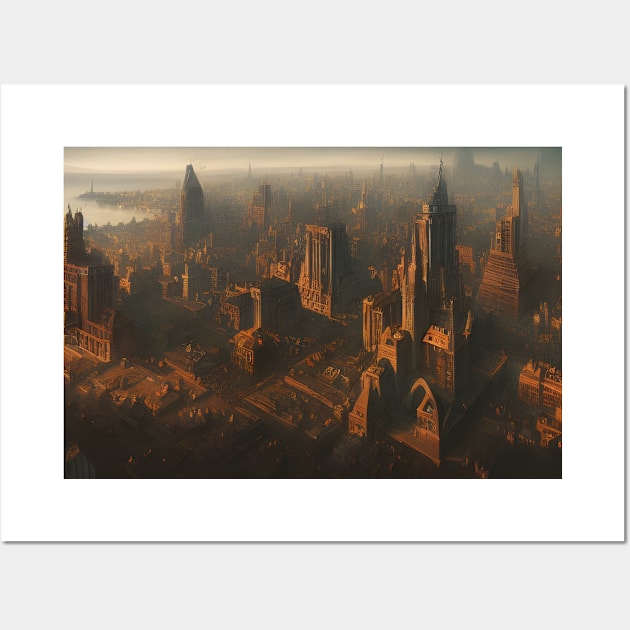 Medieval New York Wall Art by PlimPlom